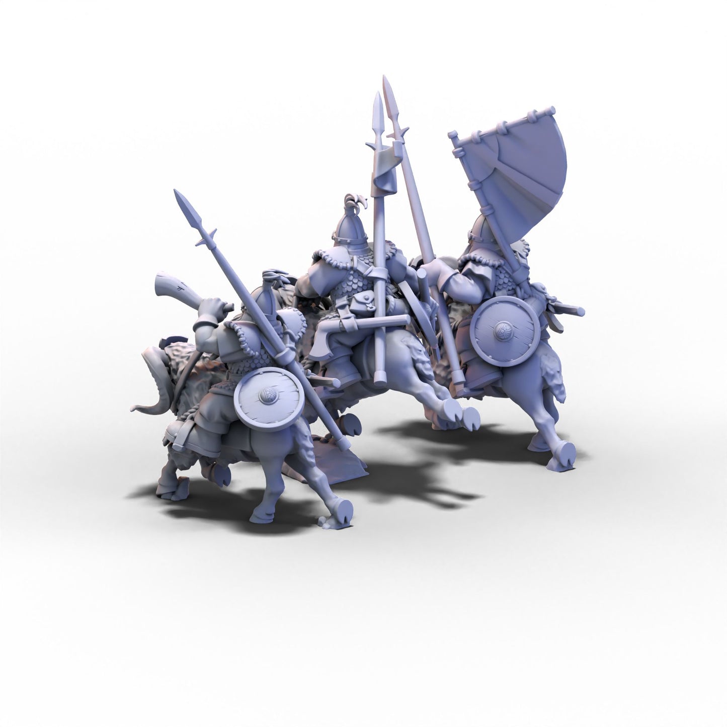 Sons of Ymir | Mounted Dwarf Light Cavalry | 28mm/32mm