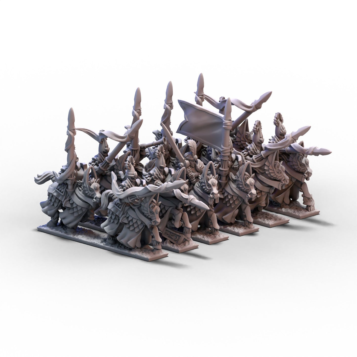 Noble Elves | Heavy Cavalry Unit 2 | 10mm/15mm