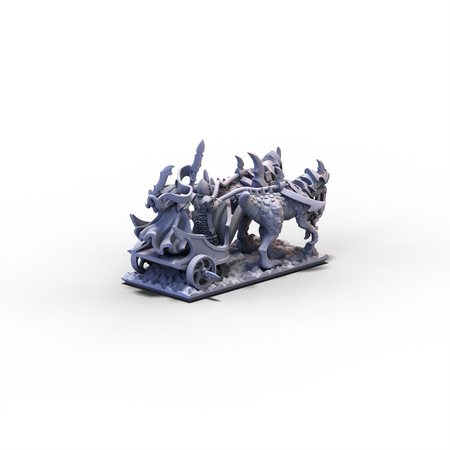 Dire Elves | Hero on Chariot | 10mm/15mm