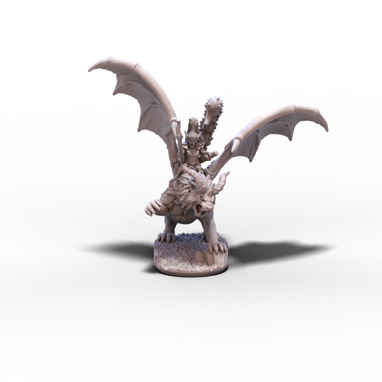 Dire Elves | Manticore with Sorceress | 10mm/15mm