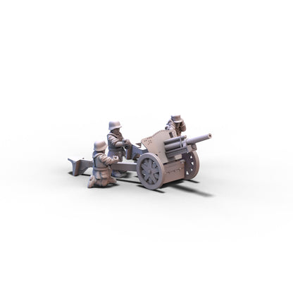 Germany | 105mm LeFH 40 Howitzer | 15mm/28mm miniatures