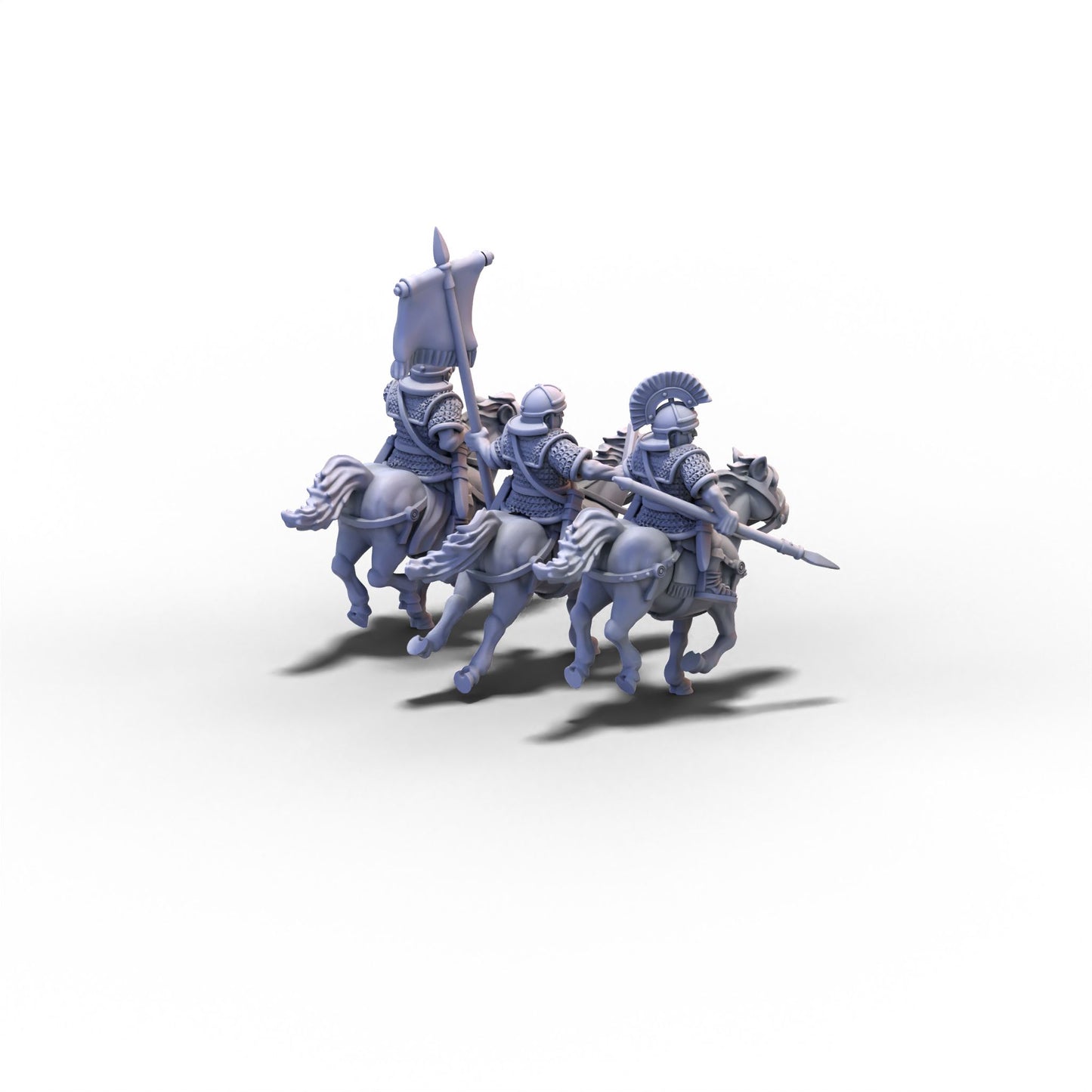 Imperial Rome | Roman Riders Command Group B | 15mm/28mm miniatures