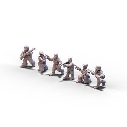 France | Resistance Soldiers (Male) | 15mm/28mm miniatures