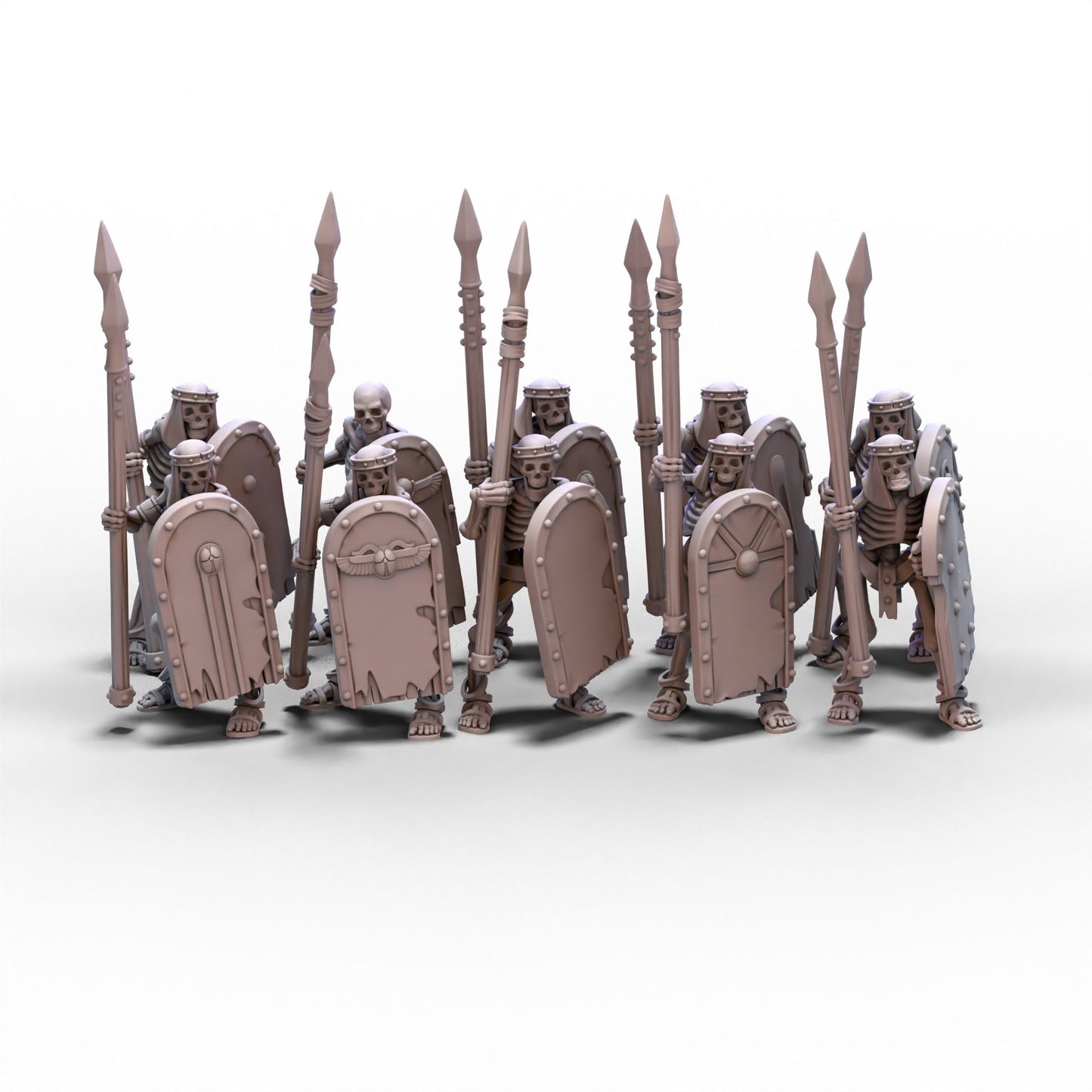 Eternal Dynasties | Ancient Skeletons with Spears | 28mm/32mm