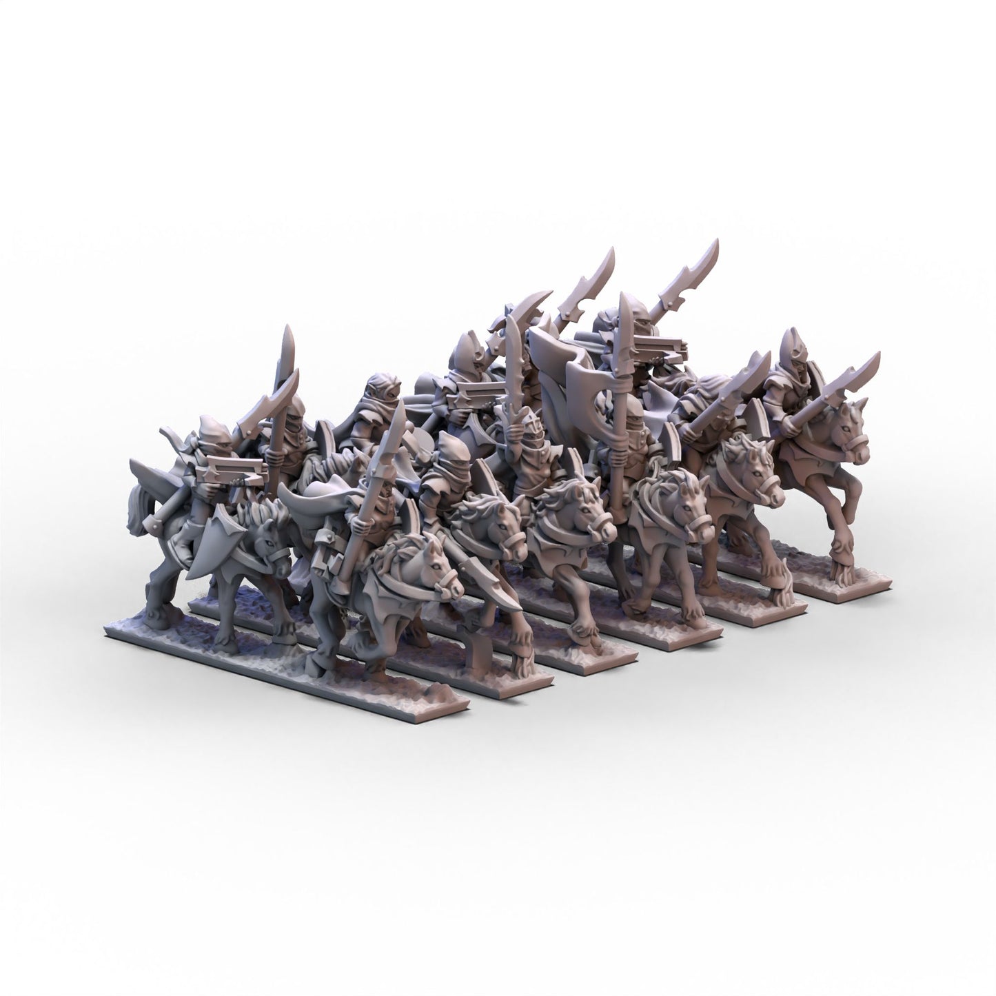 Dire Elves | Light Cavalry Unit 2 | 10mm/15mm