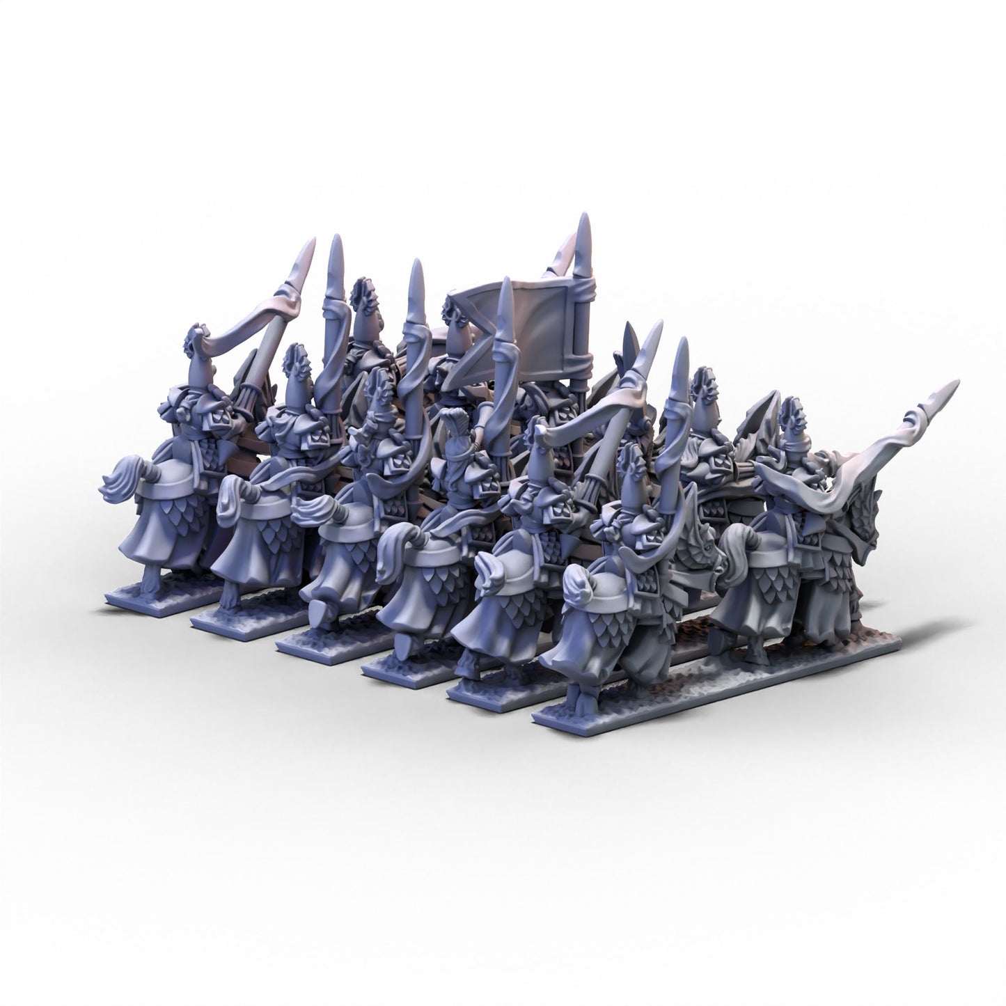 Noble Elves | Heavy Cavalry Unit 2 | 10mm/15mm