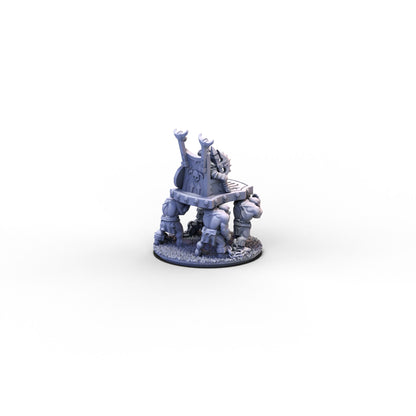 Dwarf Demonsmiths | Lord on Throne (Helmet) | 10mm/15mm