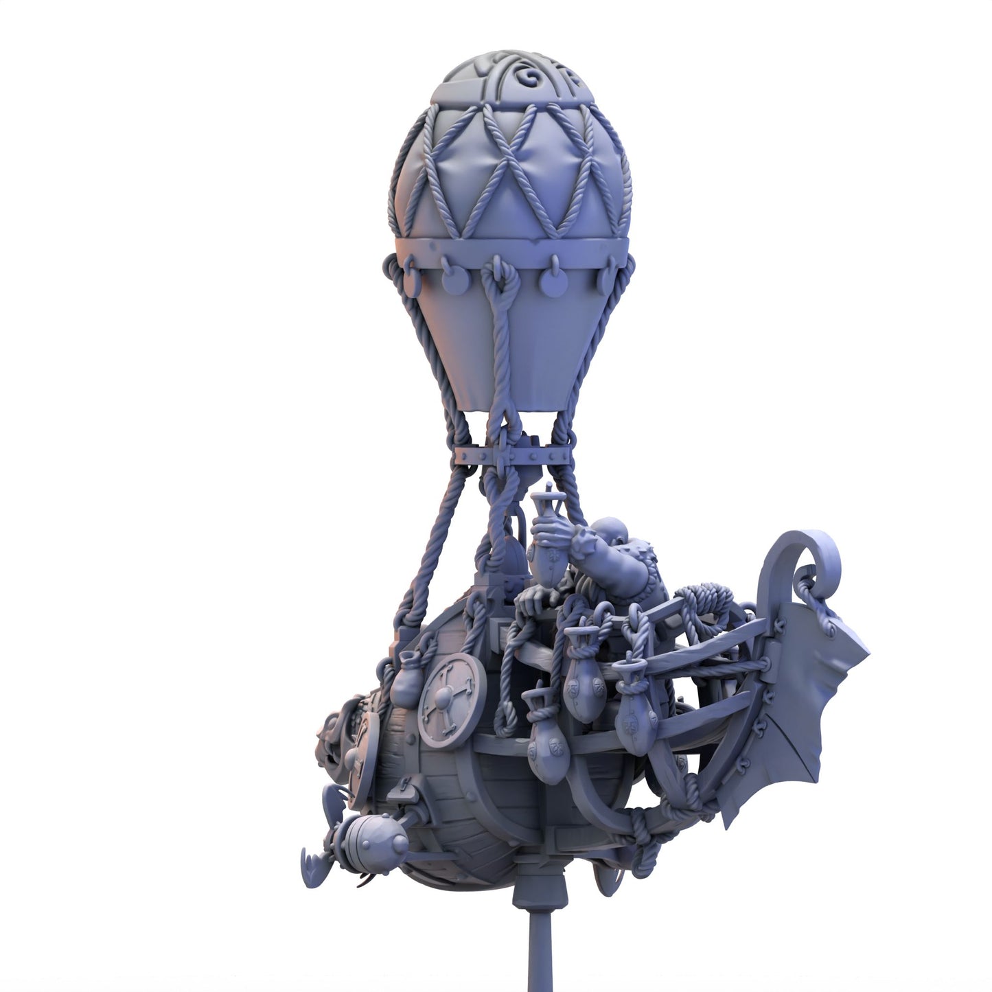 Sons of Ymir | Dwarf Flying Machine (Long Version - Balloon) | 28mm/32mm