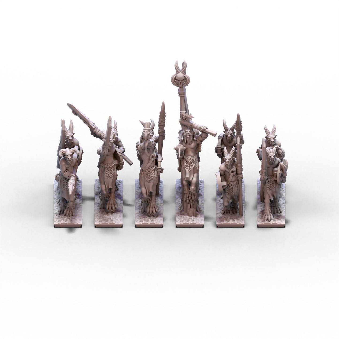 Beastmen | Centigors Unit 2 | 10mm/15mm