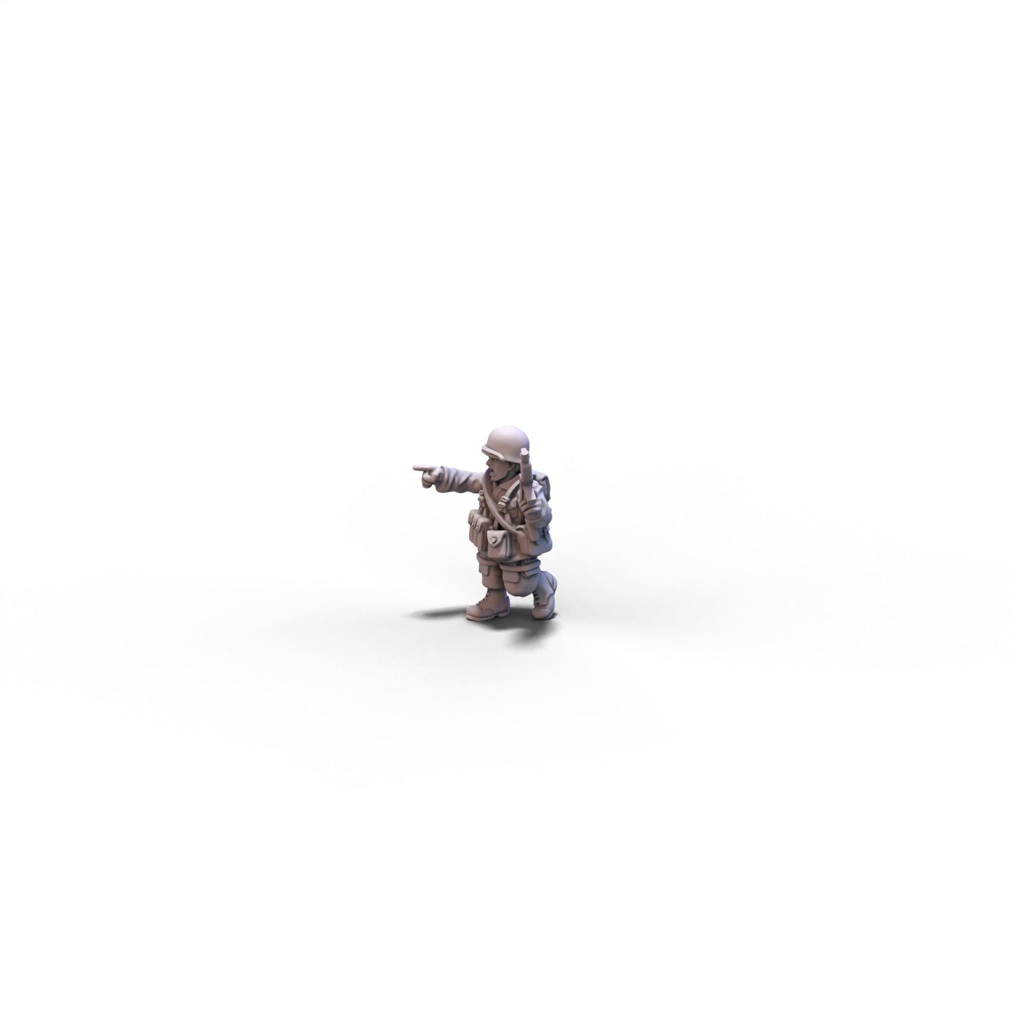 USA | Airborne Officer | 15mm/28mm miniatures