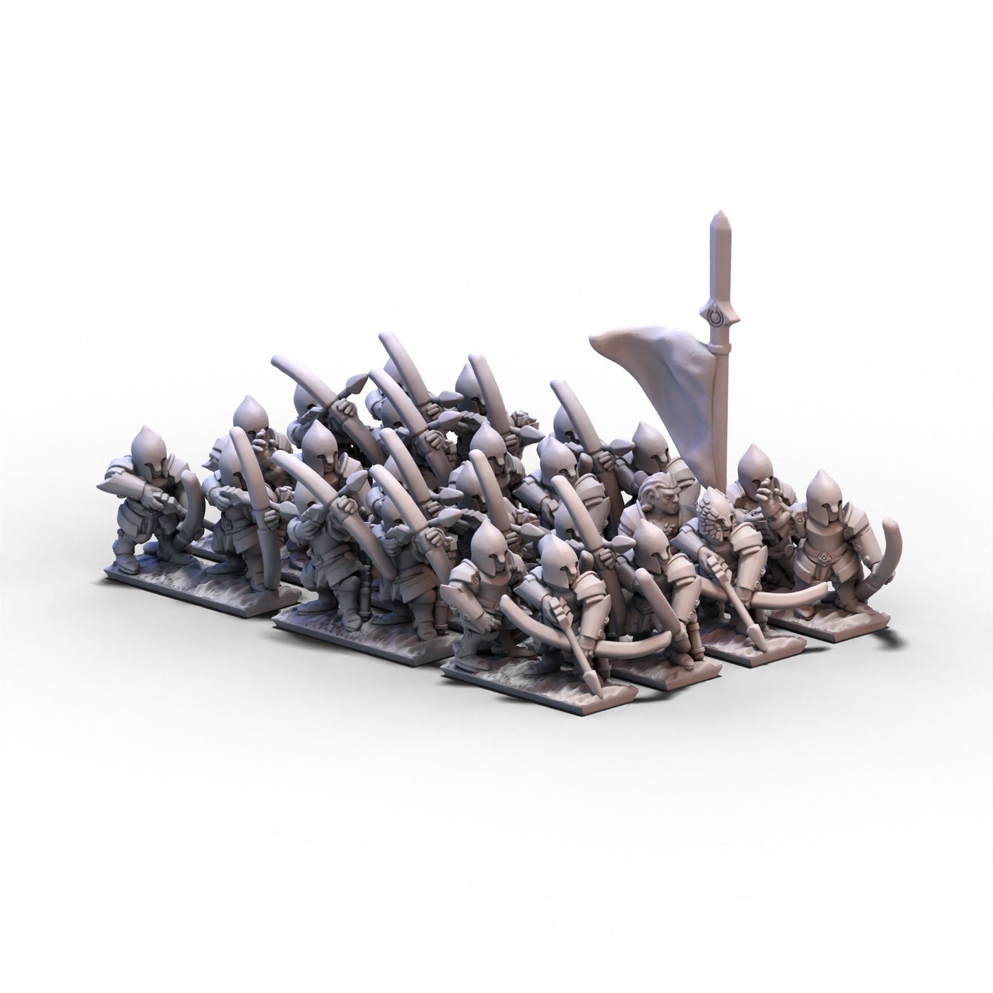 White Tree Kingdom | White Tree Archers Unit 3 | 10mm/15mm