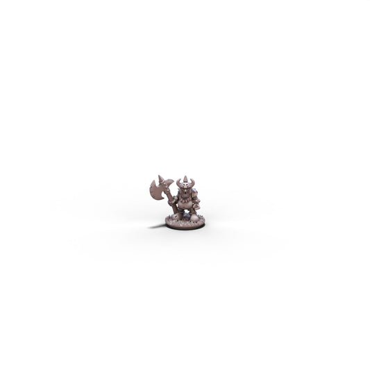 Orcs and Goblins (FD) | Goblin Champion with Axe | 10mm/15mm