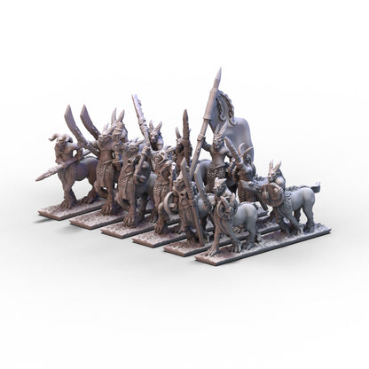 Beastmen | Centigors Unit 1 | 10mm/15mm