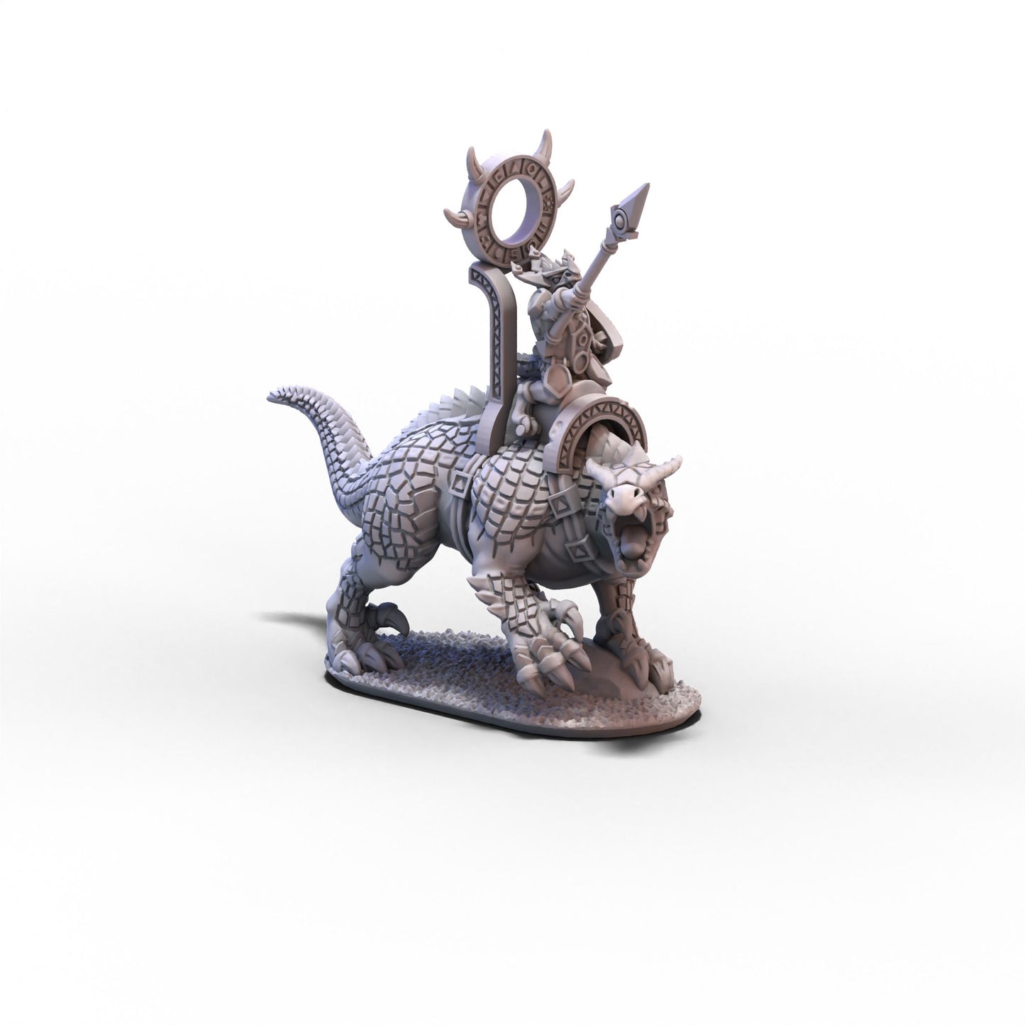 Reptilians | Behemosaur with Hero | 10mm/15mm