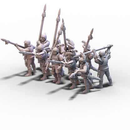 Sunland | Troops with Spears | 28mm/32mm