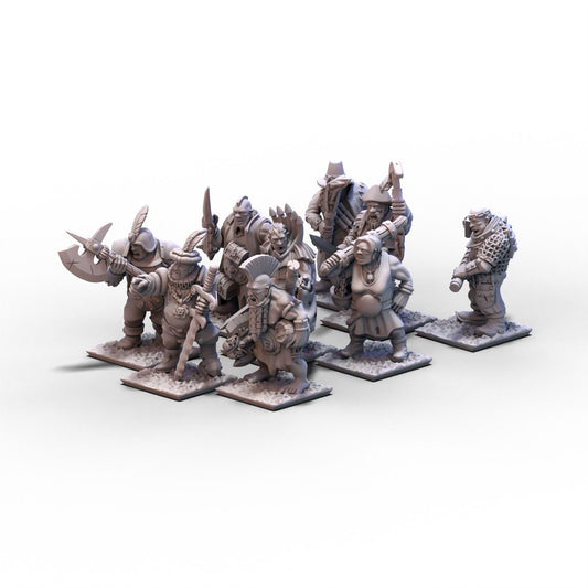 Orcs and Goblins (GSM) | Ogres Unit | 10mm/15mm