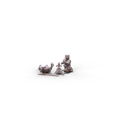 France | Foreign Legion Light Mortar | 15mm/28mm miniatures