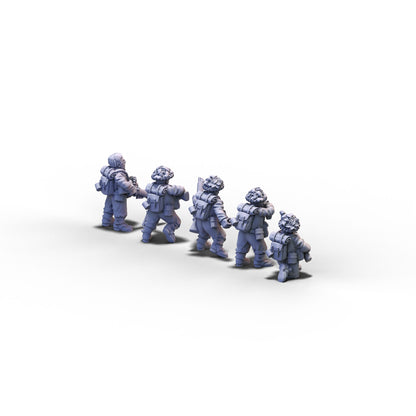 Commonwealth | Riflemen Squad 2 | 15mm/28mm miniatures