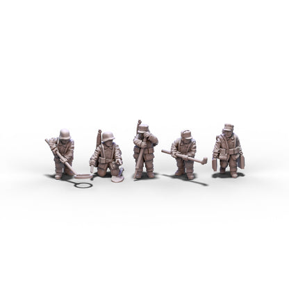 Germany | Engineers | 15mm/28mm miniatures