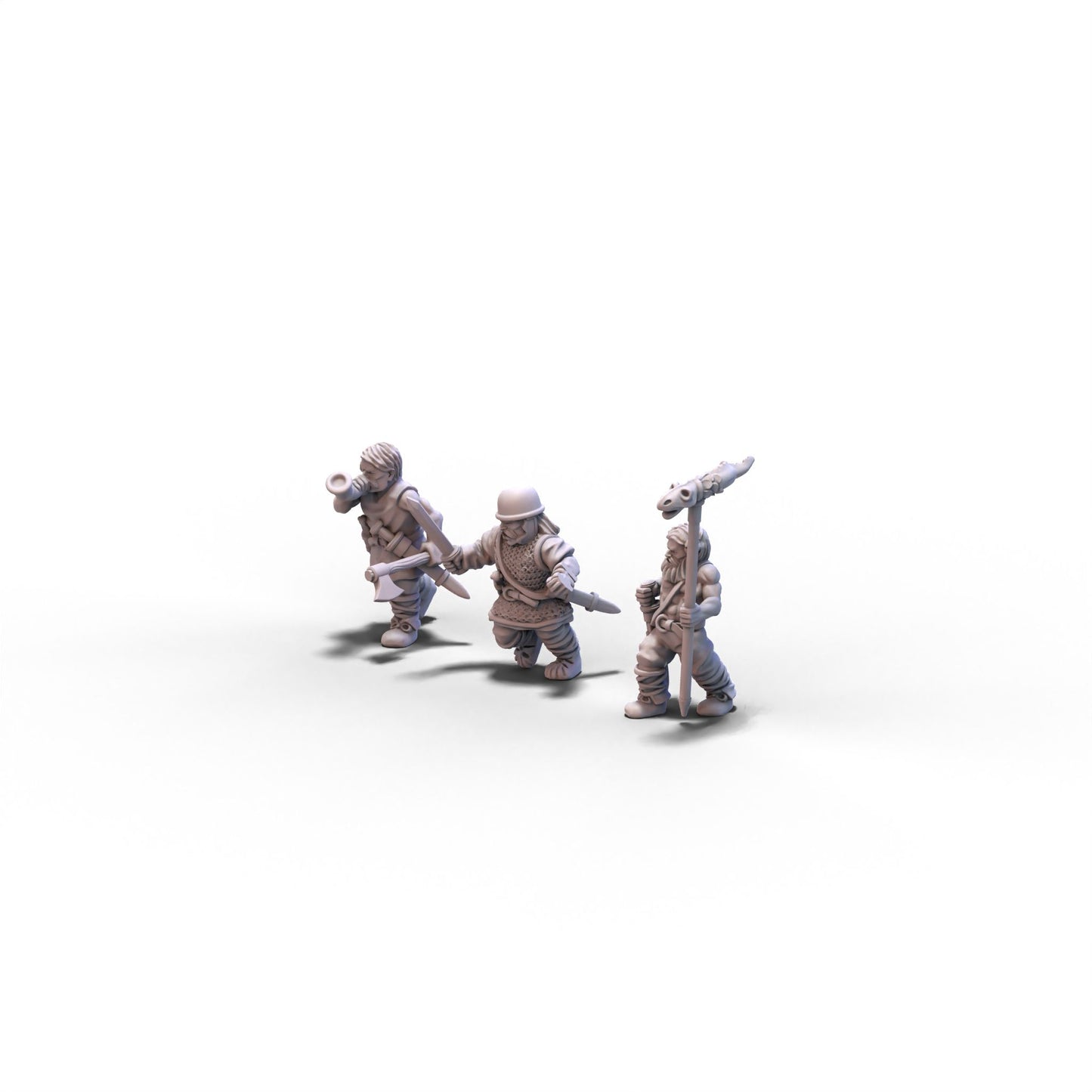 Germanic Tribes | Germanic Warriors Command Group | 15mm/28mm miniatures