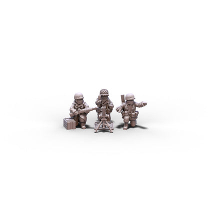 USA | Winter G.I. Medium Mortar | 15mm/28mm miniatures