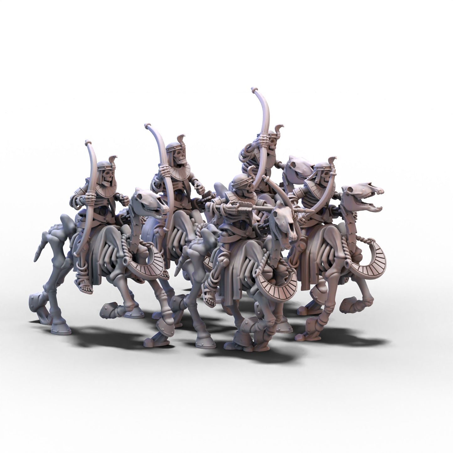 Eternal Dynasties | Ancient Skeletal Cavalry with Bows | 28mm/32mm