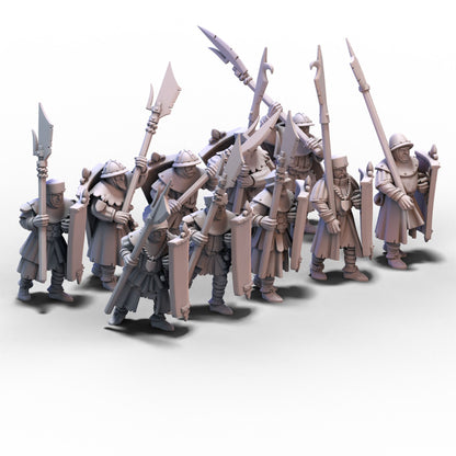 Gallia | Men at Arms with Halberds | 28mm/32mm