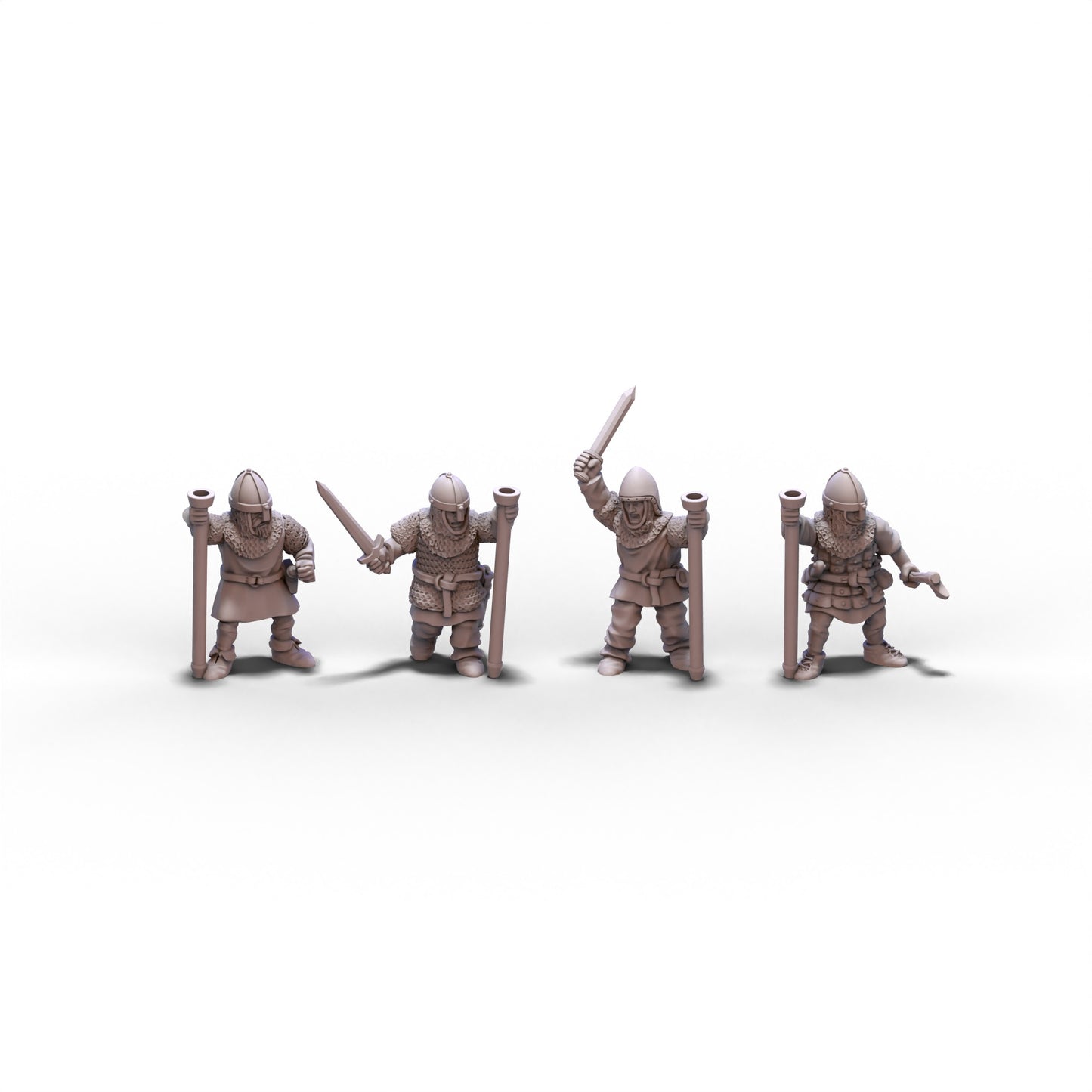 Medieval Banner Bearers | 15mm/28mm miniatures