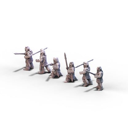 Persia | Persian Sparabara with Spears | 15mm/28mm miniatures