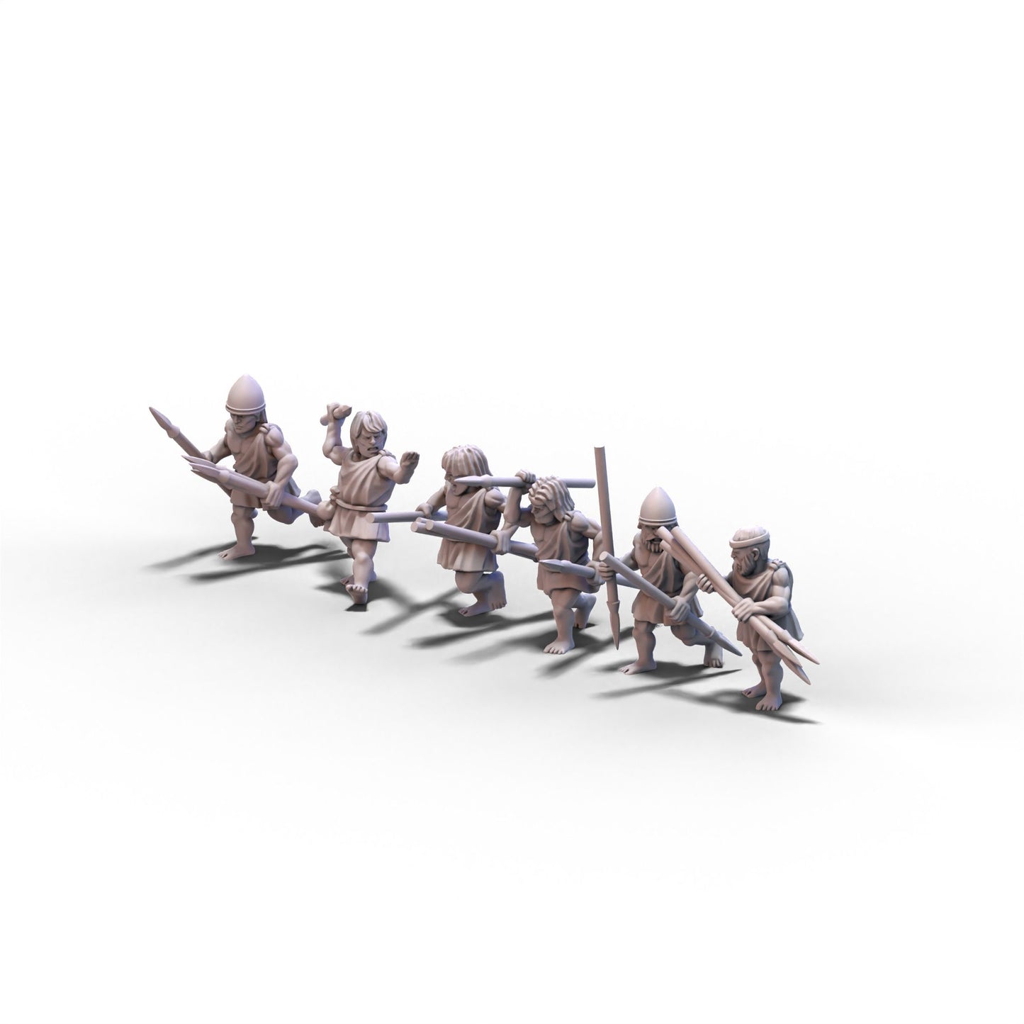 Greece | Greek Psiloi (Spear) | 15mm/28mm miniatures