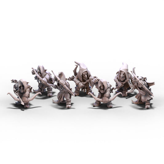 Goblin Tribes | Swamp Goblins with Bows | 28mm/32mm