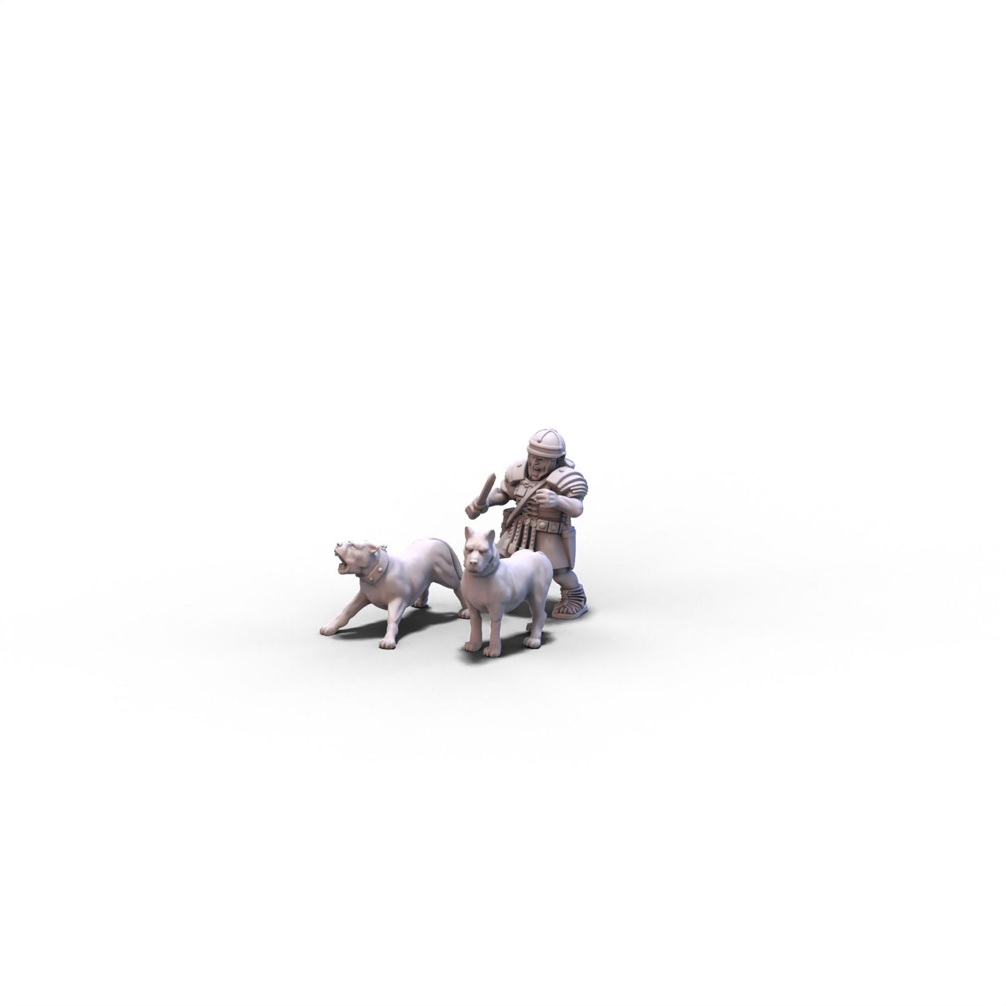 Imperial Rome | Roman Dogs and Tamer | 15mm/28mm miniatures