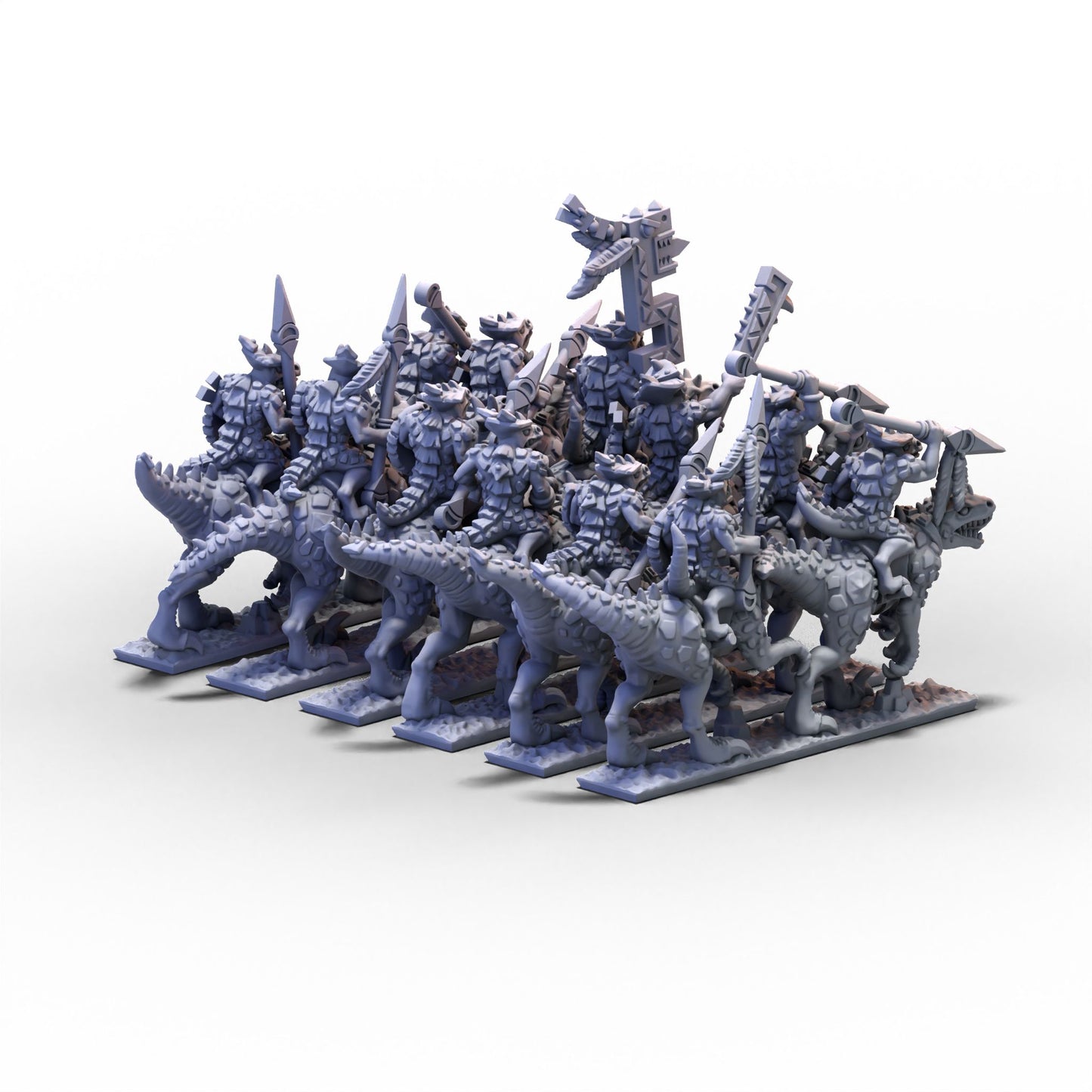 Reptilians | Cavalry Unit 1 | 10mm/15mm