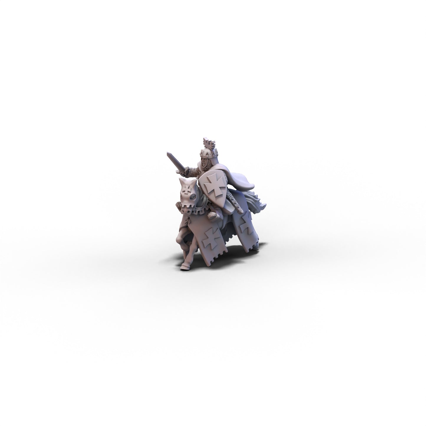 Holy Roman Empire | King Frederick II on Horse | 15mm/28mm miniatures