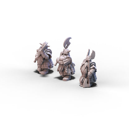 Sons of Ymir | Dwarf Veterans (Two Handed) | 28mm/32mm