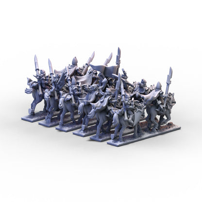 Dire Elves | Light Cavalry Unit 1 | 10mm/15mm