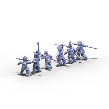 Celts | Celtic Warriors (Spear) | 15mm/28mm miniatures