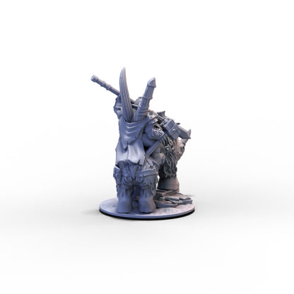 Ogres (GSM) | Leader on Mount | 10mm/15mm