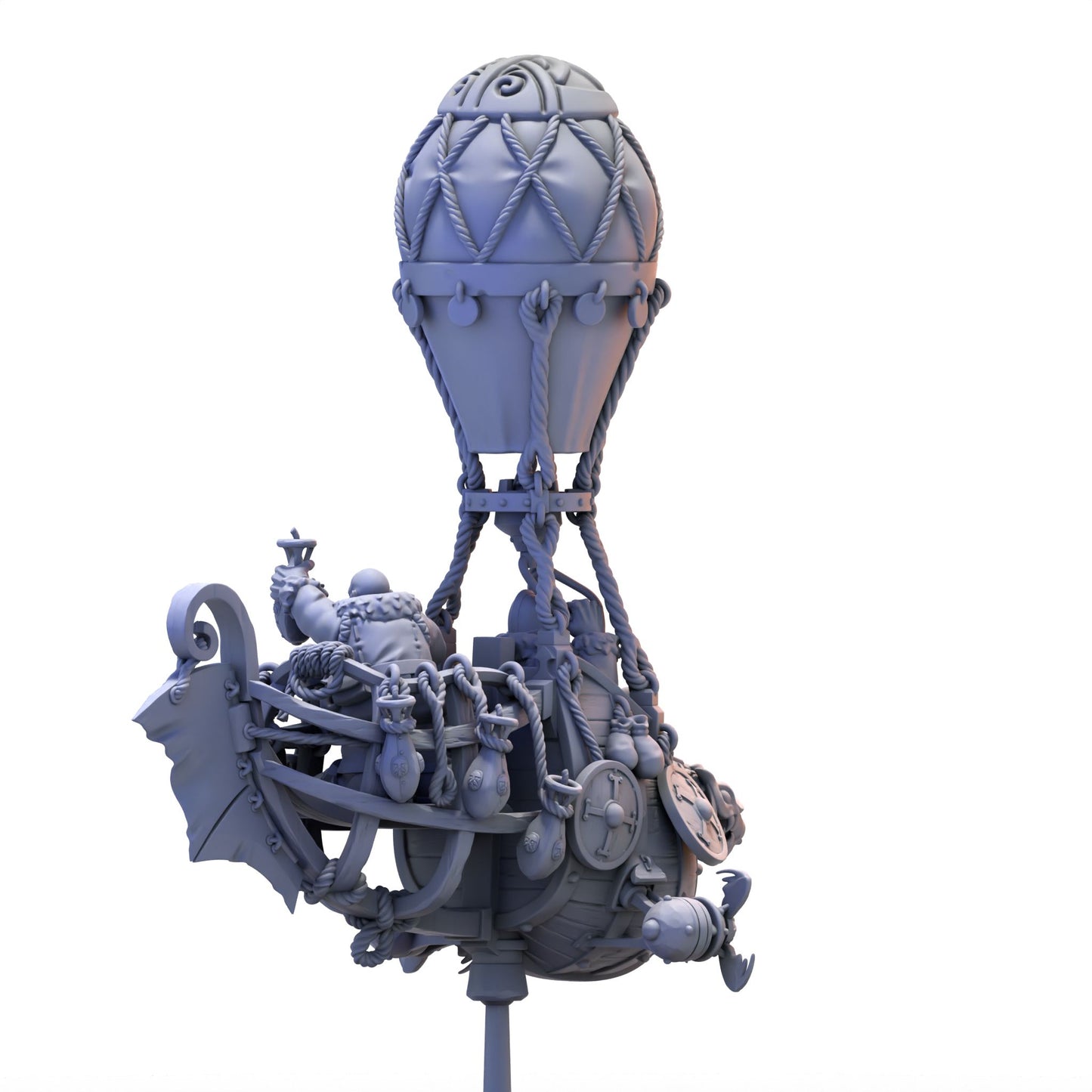 Sons of Ymir | Dwarf Flying Machine (Long Version - Balloon) | 28mm/32mm