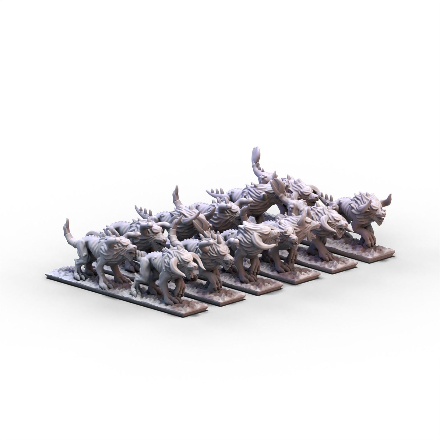 Beastmen | Chaos Hounds Unit 2 | 10mm/15mm