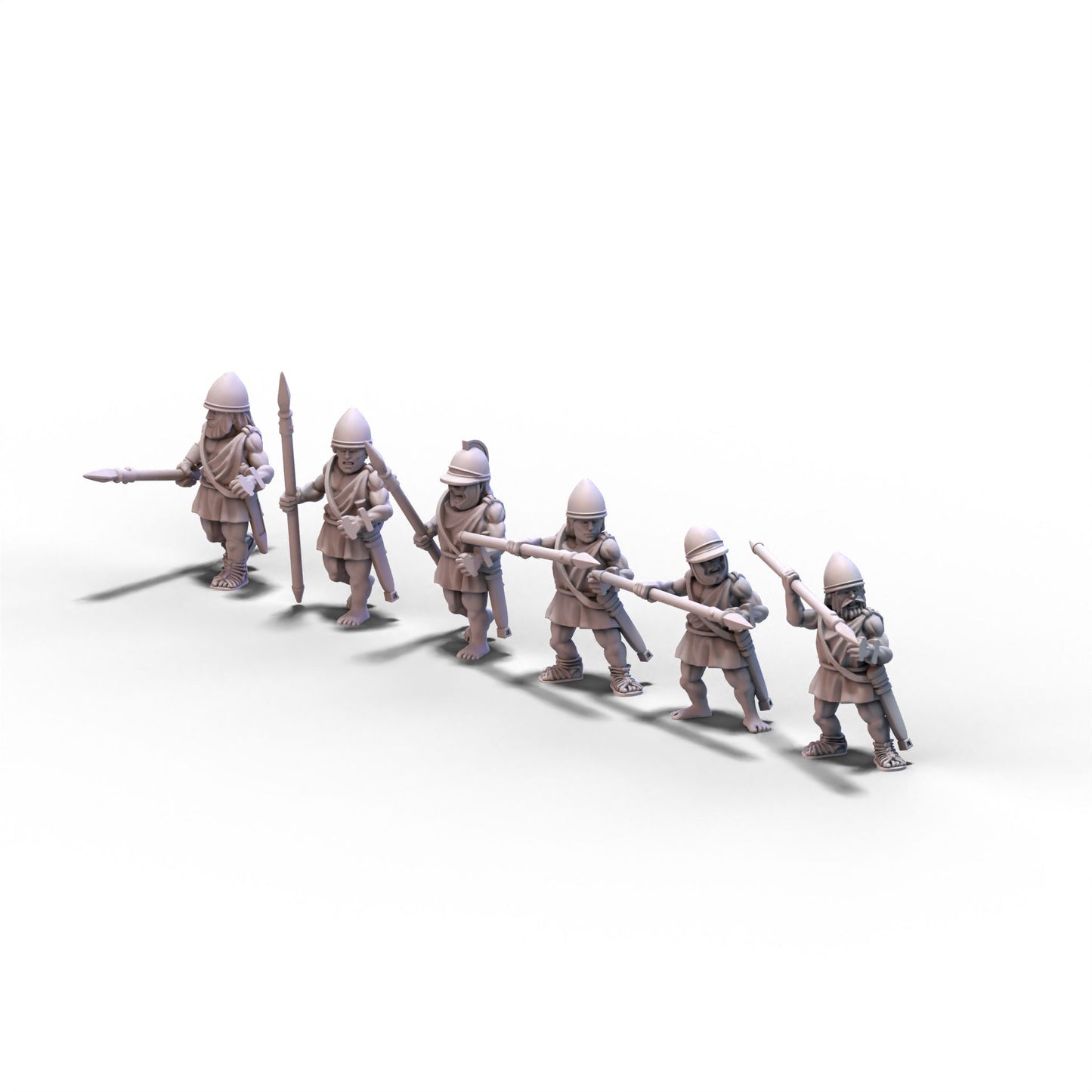 Greece | Greek Hoplites in Tunic | 15mm/28mm miniatures