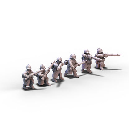 France | Riflemen | 15mm/28mm miniatures