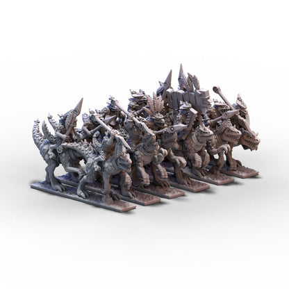 Reptilians | Cavalry Unit 2 | 10mm/15mm