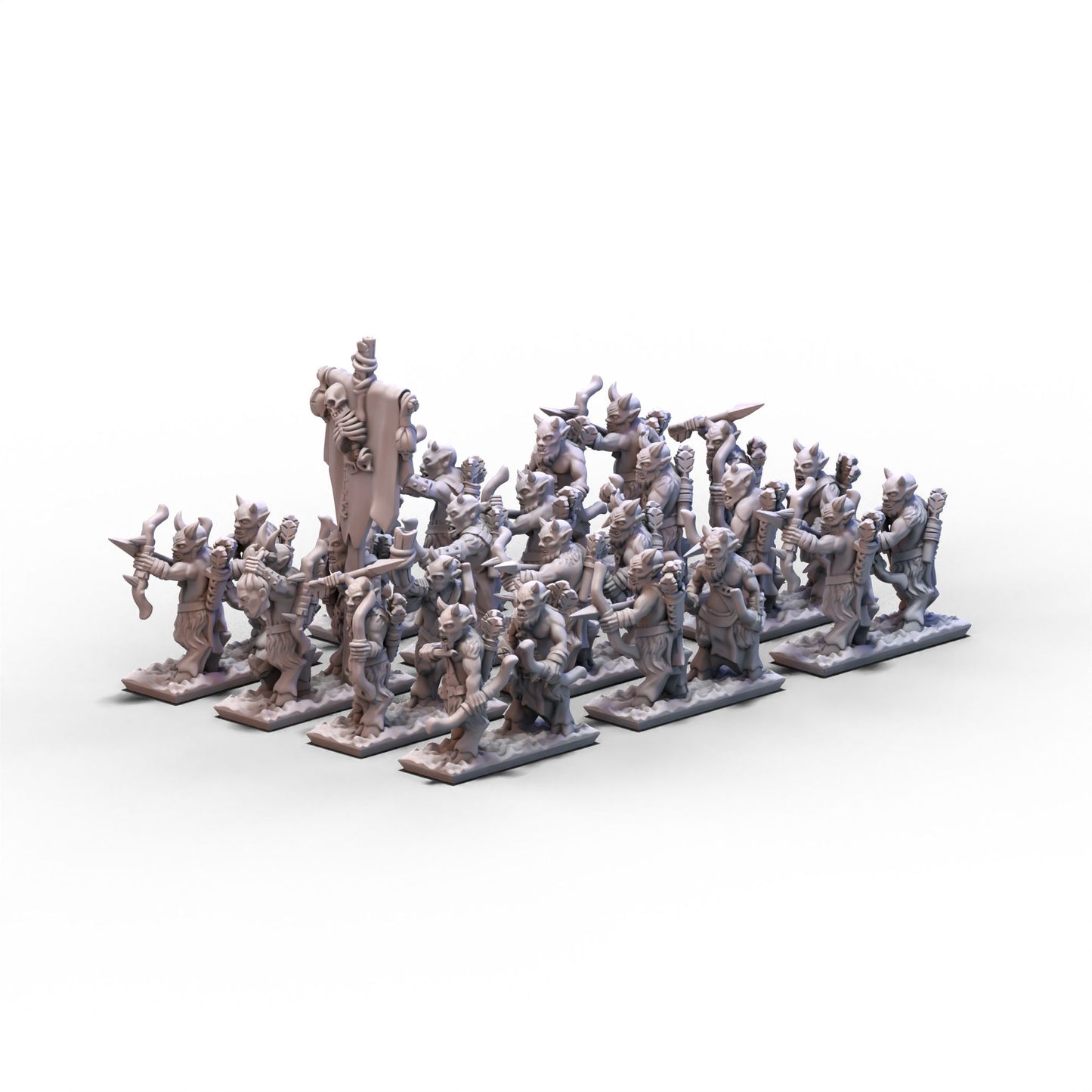 Beastmen | Beast Herd Archers Unit 2 | 10mm/15mm