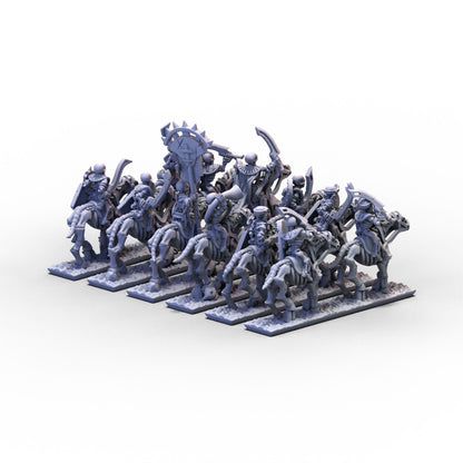 King of Sands | Skeleton Cavalry (Swords) Unit 2 | 10mm/15mm