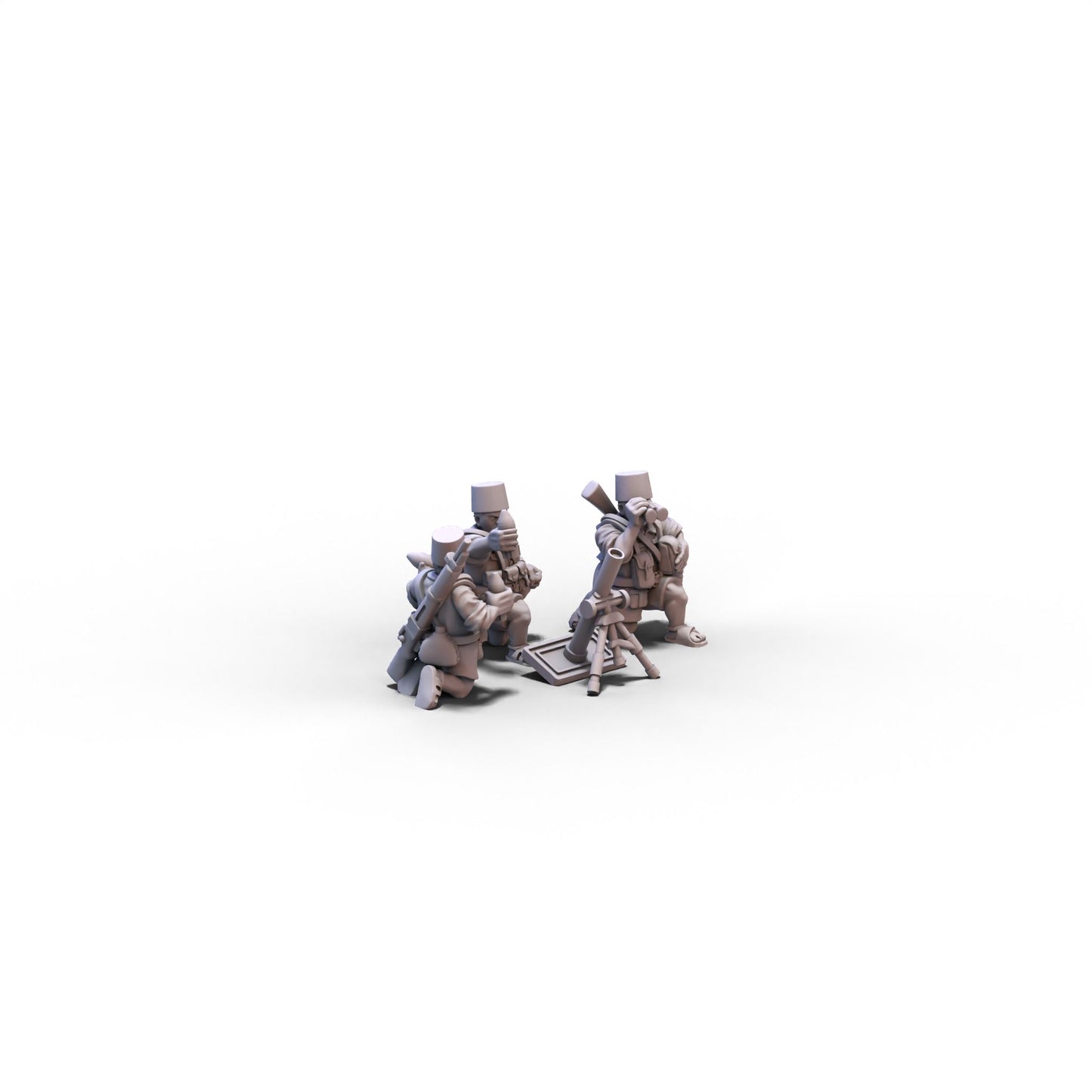 France | Foreign Legion Senegalese Medium Mortar | 15mm/28mm miniatures