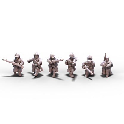 France | Riflemen (Alternative Version) | 15mm/28mm miniatures