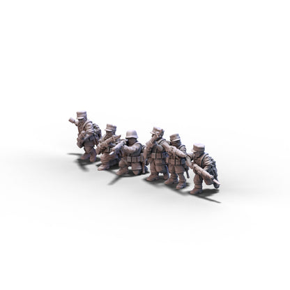 Germany | Afrika Korps Riflemen | 15mm/28mm miniatures