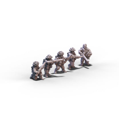 Commonwealth | Riflemen Squad 2 | 15mm/28mm miniatures