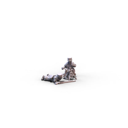 France | Foreign Legion Light Mortar | 15mm/28mm miniatures